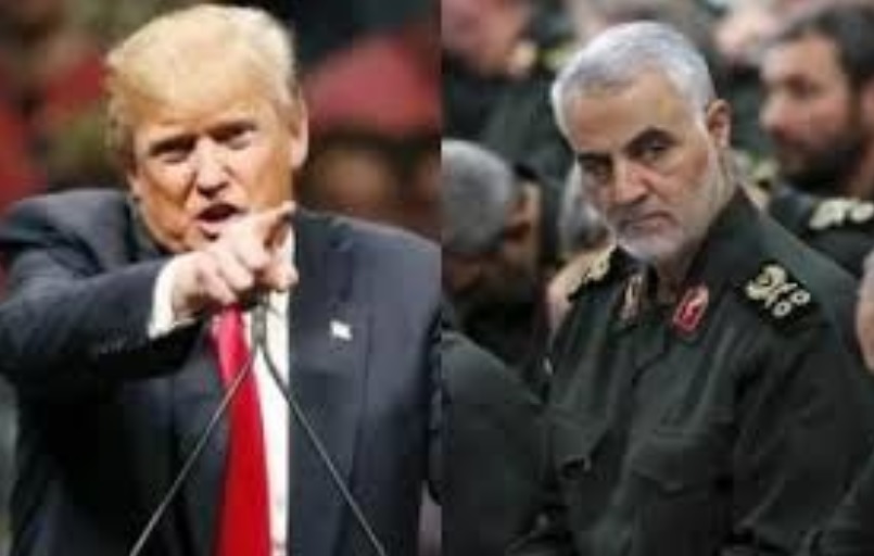 अमेरिकी हमले में ईरानी जनरल सुलेमानी की मौत। राष्ट्रपति ट्रंप ने कहा कि ईरान ने हमला किया तो परिणाम गंभीर। 